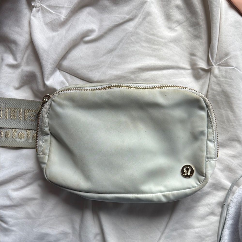 Lululemon Athletica White Shoulder Bag